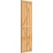 Ekena Millwork Framed Board-n-Batten Shutters w/Z-Bar, Rough Sawn Western Red Cedar, 21 1/2W x 73H, PR RBF06Z21X073RWR - alternate 4